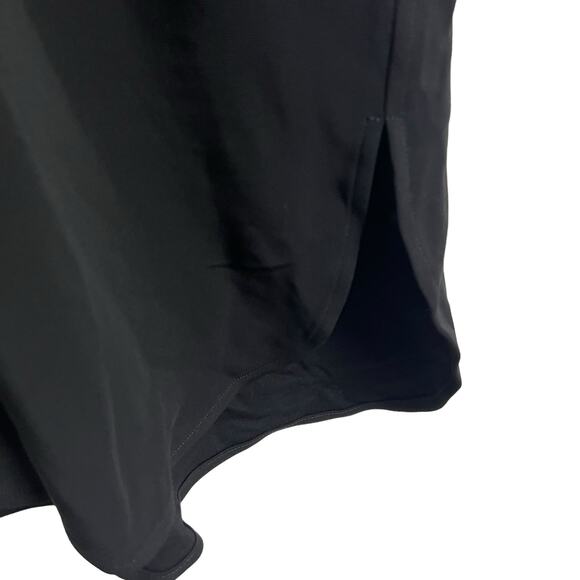 MM LaFleur Black Long Sleeve Collared Button Front Shirt Midi Dress Size 4 - Picture 5 of 10